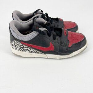 Nike Jordan Legacy 312 Low PS Black Red Bred Cement Kids 2Y Sneakers CD9055-006